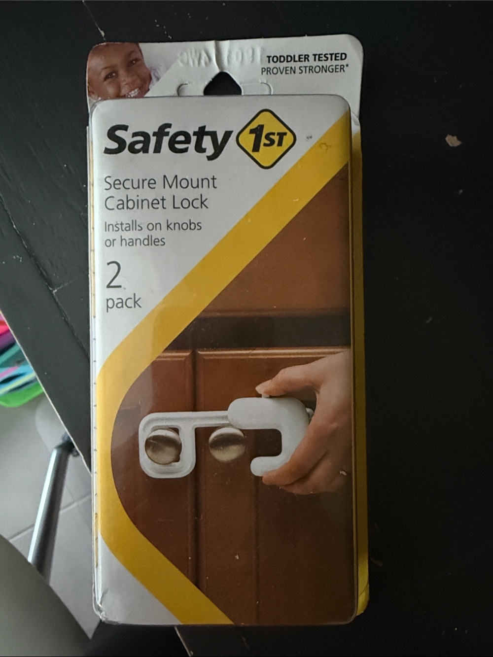Safety 1st White Secure-Mount Cabinet Locks - 2 Pack